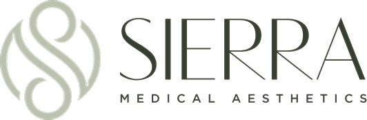 Sierra Medical Aesthetics logo design.